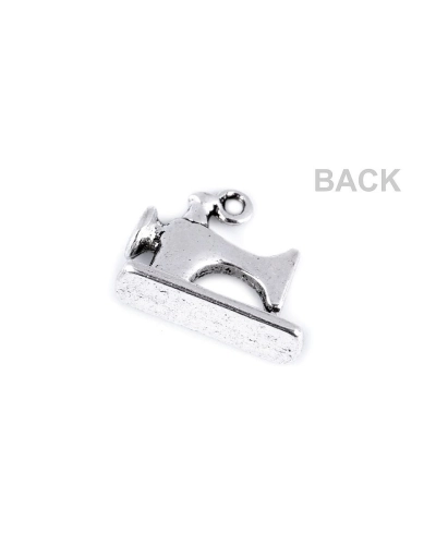 Prívesok šijací stroj 13x16 mm - 4 ks | Mimib