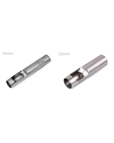 Výsečník / dierkovač na látky Ø14,17,18,19,20,22 mm - 1 ks