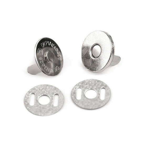 Magnetické zapínanie tenké Ø14 mm - 5 sada | Mimib