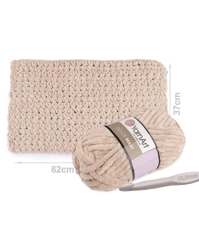Pletacia ženilková priadza Dolce Maxi 200 g - 1 ks | Mimib