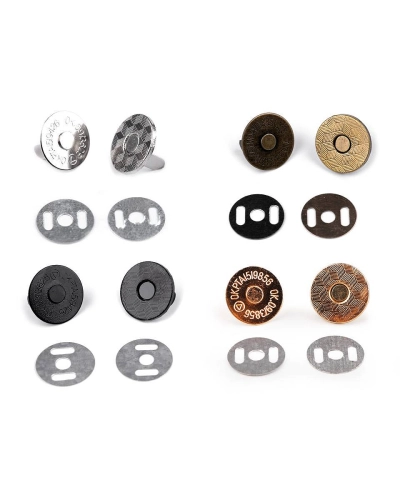Magnetické zapínanie tenké Ø18 mm - 5 sada | Mimib