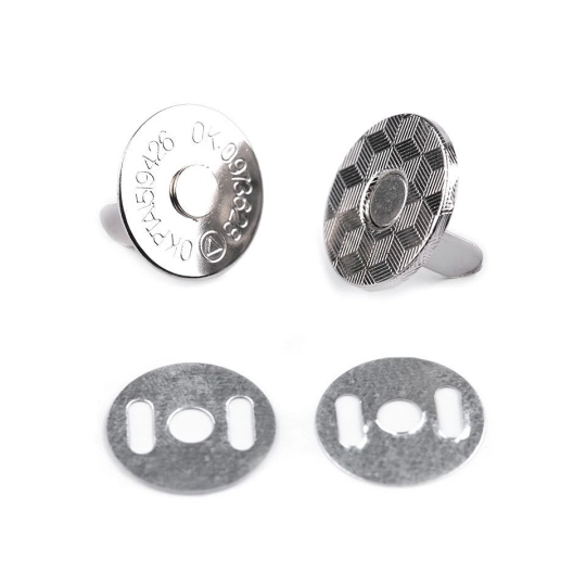 Magnetické zapínanie tenké Ø18 mm - 5 sada | Mimib