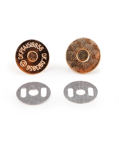 Magnetické zapínanie tenké Ø18 mm - 5 sada | Mimib