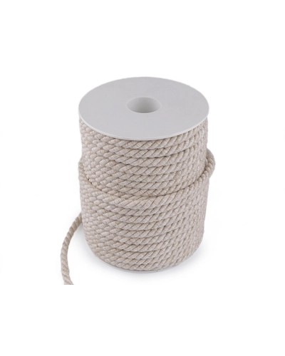 Krútená šnúra dvojfarebná Ø6 mm macrame - 25 m | Mimib