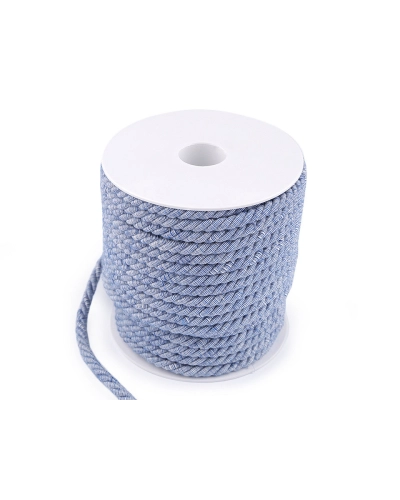 Krútená šnúra dvojfarebná Ø6 mm macrame - 25 m | Mimib