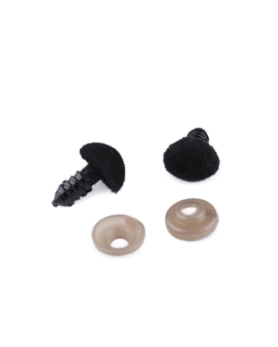 Ňufák zamatový s poistkou 10x12 mm - 5 sada | Mimib