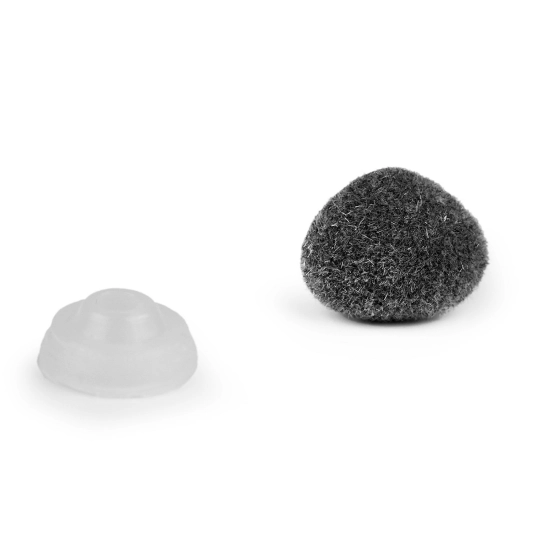 Ňufák zamatový s poistkou 10x12 mm - 5 sada | Mimib