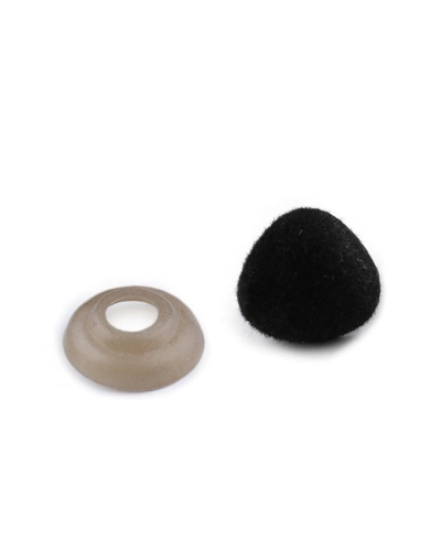 Ňufák zamatový s poistkou 14x15 mm - 5 sada | Mimib