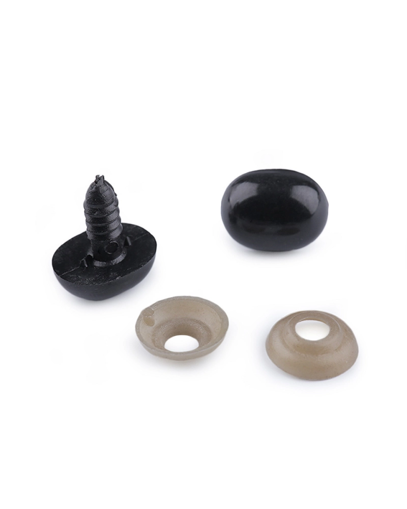 Ňufák / oči s poistkou 13x16 mm - 5 sada | Mimib