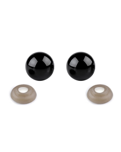 Oči s poistkou Ø12 mm - 10 sada | Mimib