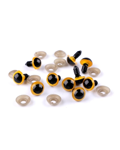 Oči s poistkou Ø14 mm - 10 sada | Mimib