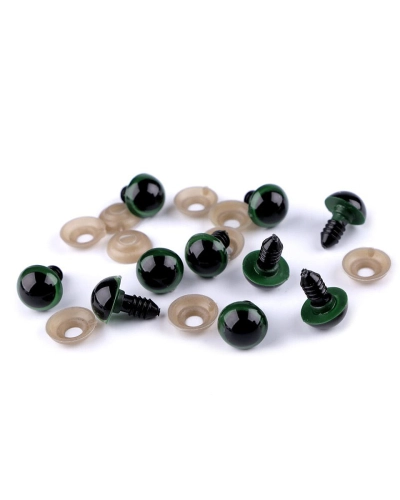 Oči s poistkou Ø14 mm - 10 sada | Mimib