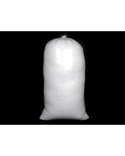Výplň - guľky z dutého vlákna bielené 5 kg - 1 sáčok | Mimib