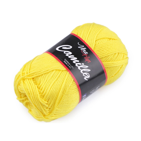 Bavlnená pletacia priadza Camilla 50 g - 1 ks | Mimib