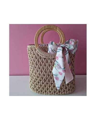 Drevené uši na tašky Ø14 cm - 2 ks | Mimib