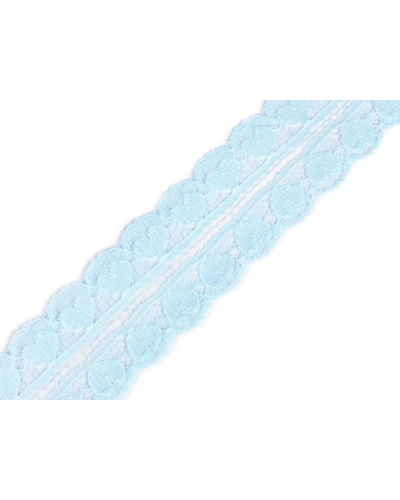 Silónová čipka / vsadka srdce šírka 30 mm - 18 m | Mimib