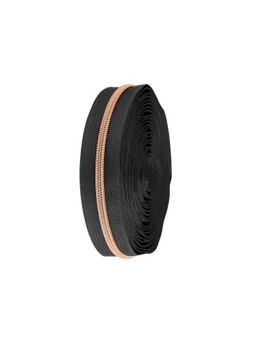 Zips špirálový No 5 s metalickými zúbkami metráž - 1 m | Mimib