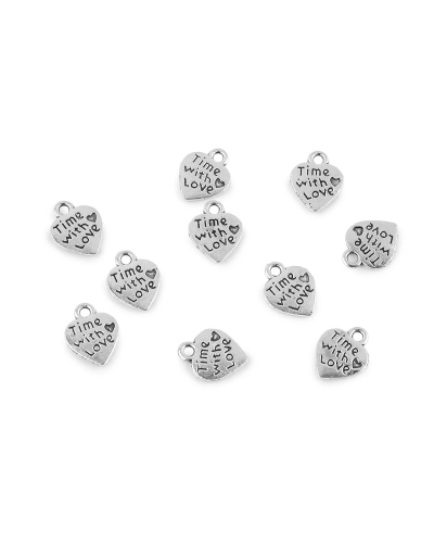 Prívesok srdce 10x12 mm - 10 ks | Mimib