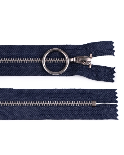 Kovový zips No 4 dĺžka 20 cm so striebornými zúbkami - 1 ks | Mimib