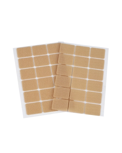 Suchý zips samolepiaci obdĺžniky 25x32 mm - 1 kar. | Mimib