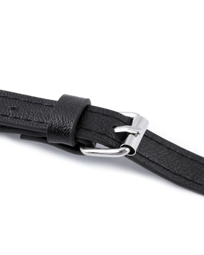 Koženkový popruh / ucho s karabínami na kabelku šírka 1,5 cm - 1 ks | Mimib