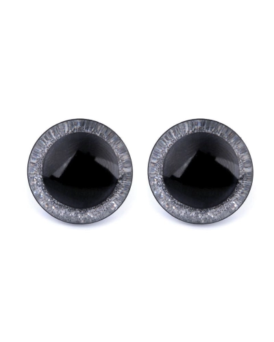 Oči glitrové s poistkou Ø20 mm - 4 sada | Mimib