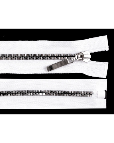 Kostený zips No 5 dĺžka 40 cm štvorcové zuby - 1 ks | Mimib