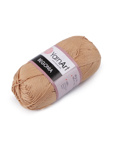Bavlnená pletacia priadza Begonia 50 g - 1 ks | Mimib