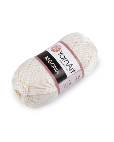Bavlnená pletacia priadza Begonia 50 g - 1 ks | Mimib