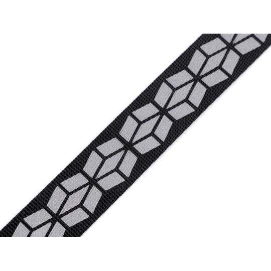 Popruh s reflexnou potlačou šírka 20 mm - 1 m | Mimib