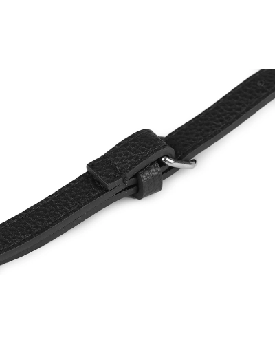 Koženkový popruh / ucho s karabínami na kabelku šírka 1,5 cm - 1 ks | Mimib