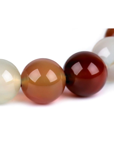 Náramok achát multicolor, syntetický minerál - 1 ks | Mimib