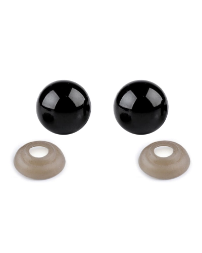 Oči s poistkou Ø14 mm - 10 sada | Mimib