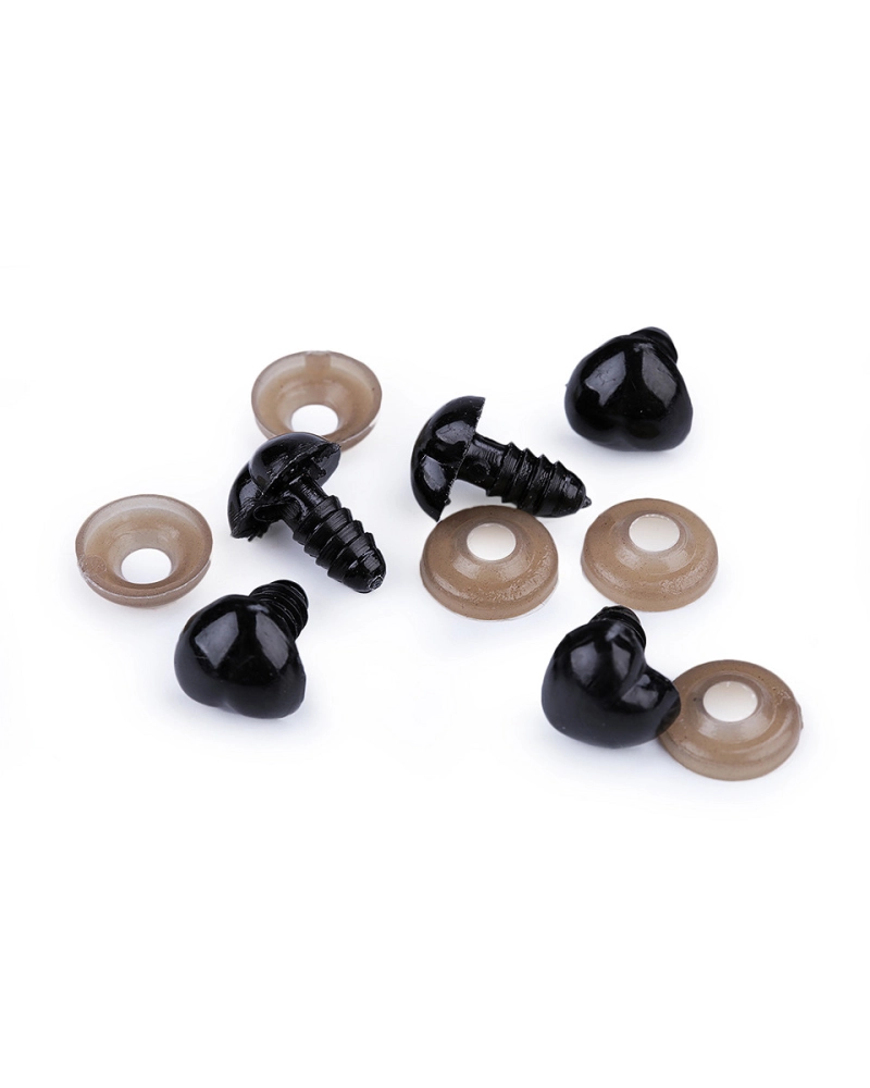 Ňufák srdce s poistkou 12x13 mm - 5 sada | Mimib