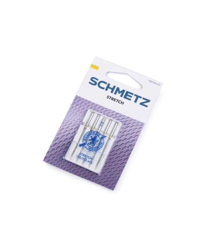 Strojové ihly Stretch 75, 90, združené Schmetz na karte - 1 kar. | Mimib