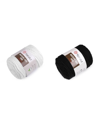 Pletacia priadza Macrame Rope Ø5 mm 500 g rozčesávacia - 1 ks | Mimib