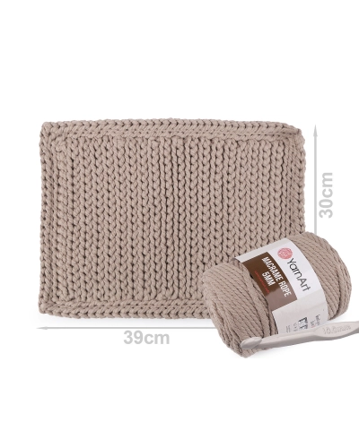 Pletacia priadza Macrame Rope Ø5 mm 500 g rozčesávacia - 1 ks | Mimib