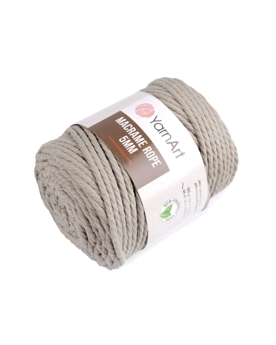 Pletacia priadza Macrame Rope Ø5 mm 500 g rozčesávacia - 1 ks | Mimib