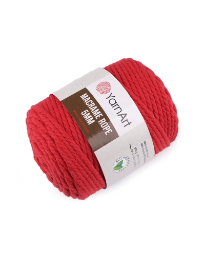 Pletacia priadza Macrame Rope Ø5 mm 500 g rozčesávacia - 1 ks | Mimib