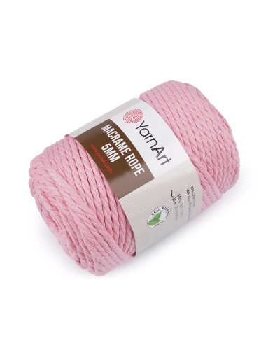 Pletacia priadza Macrame Rope Ø5 mm 500 g rozčesávacia - 1 ks | Mimib