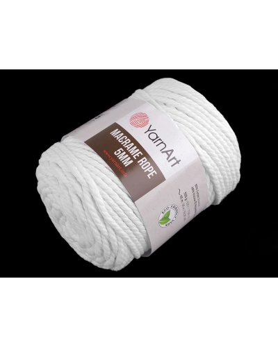 Pletacia priadza Macrame Rope Ø5 mm 500 g rozčesávacia - 1 ks | Mimib