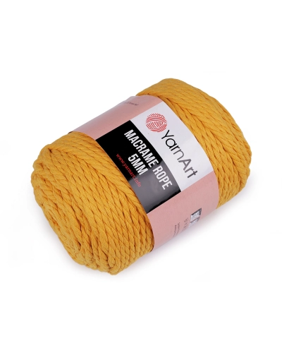 Pletacia priadza Macrame Rope Ø5 mm 500 g rozčesávacia - 1 ks | Mimib