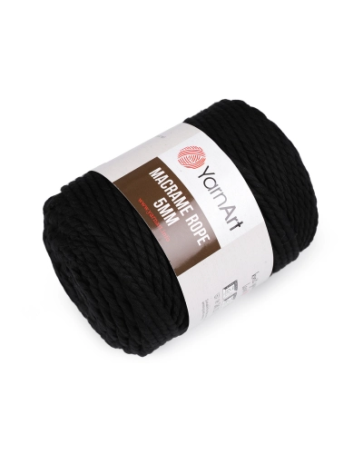 Pletacia priadza Macrame Rope Ø5 mm 500 g rozčesávacia - 1 ks | Mimib