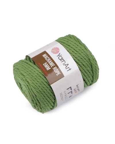 Pletacia priadza Macrame Rope Ø5 mm 500 g rozčesávacia - 1 ks | Mimib