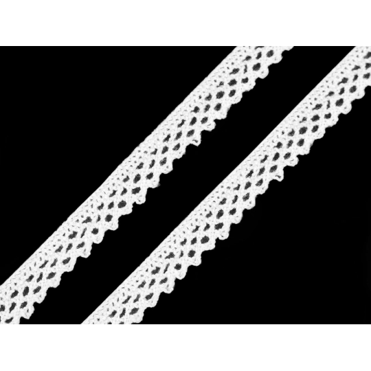 Bavlnená čipka paličkovaná šírka 12 mm - 5 m | Mimib