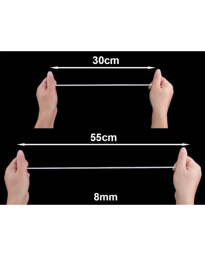 Prádlová guma na karte šírka 6, 8, 13 mm sada - 1 sada | Mimib