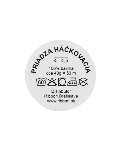 Bavlnená priadza macrame / háčkovacia 40 g rozčesávacia - 1 ks | Mimib