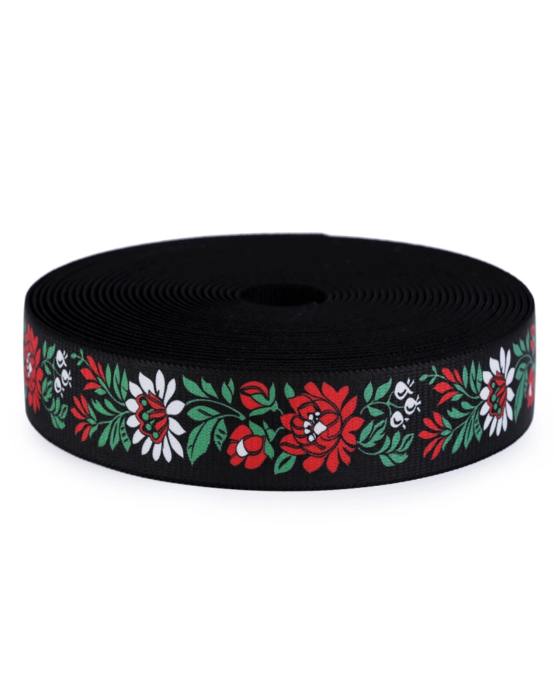 Gumička folklór šírka 40 mm - 1 m | Mimib