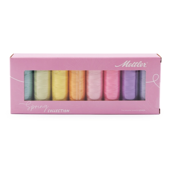 Sada bavlnených nití Silk-finish Mettler 8x150 m - 1 sada | Mimib
