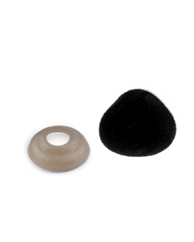 Ňufák zamatový s poistkou 20x25 mm - 5 sada | Mimib